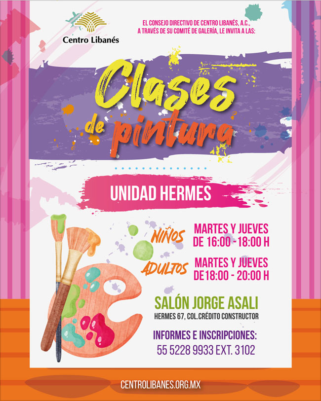 CENTRO LIBANÉS CLASES PINTURA HERMES