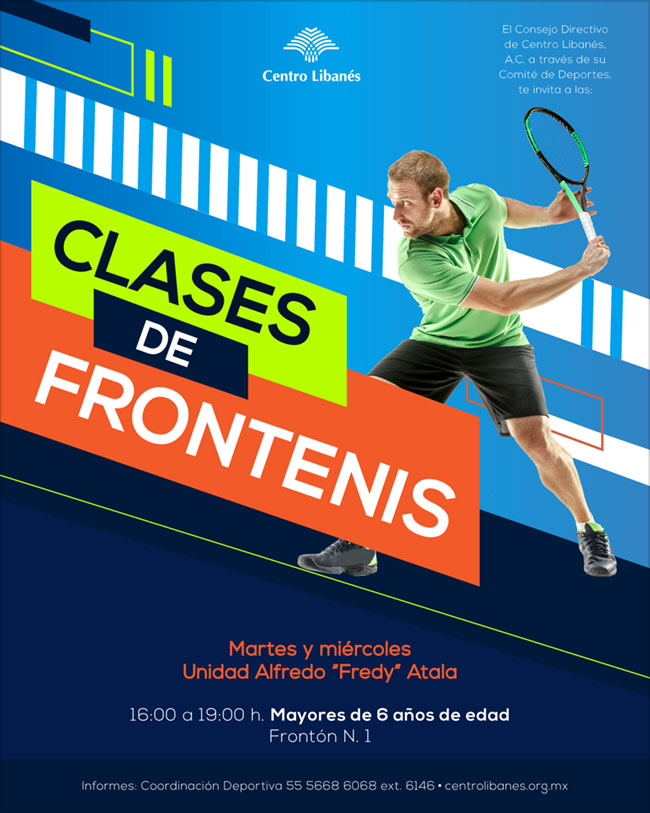 CENTRO LIBANÉS CLASES FRONTENIS FREDY ATALA