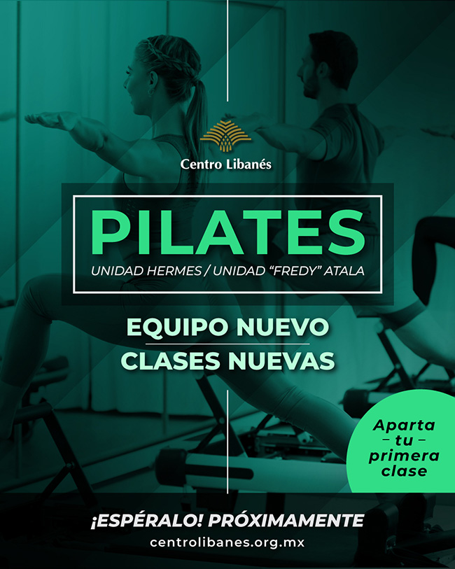 Próximamente pilates Centro Libanés