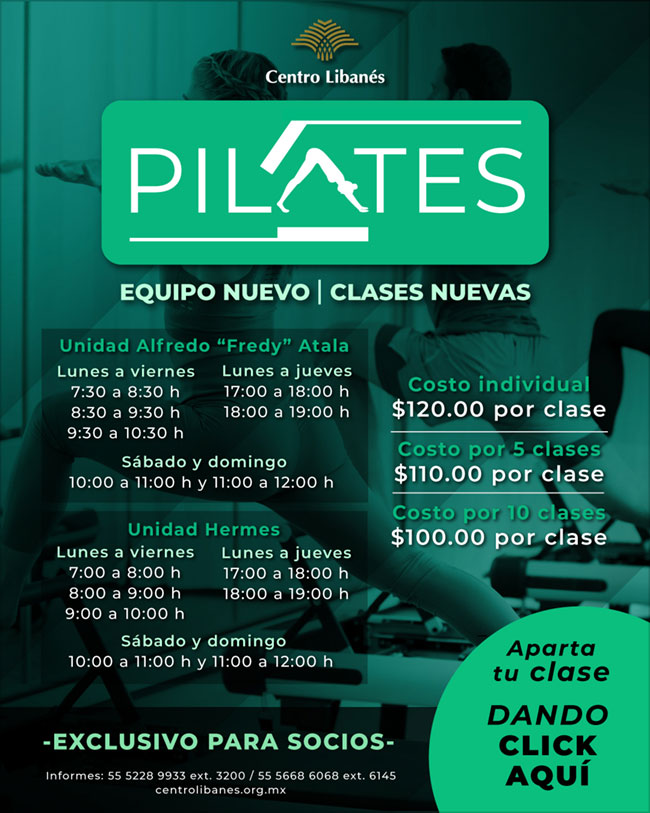 CENTRO LIBANÉS CLASES PILATES