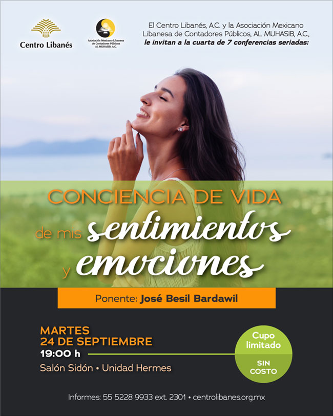 CONFERENCIA CONCIENCIA DE VIDA DE MIS SENTIMIENTOS Y EMOCIONES